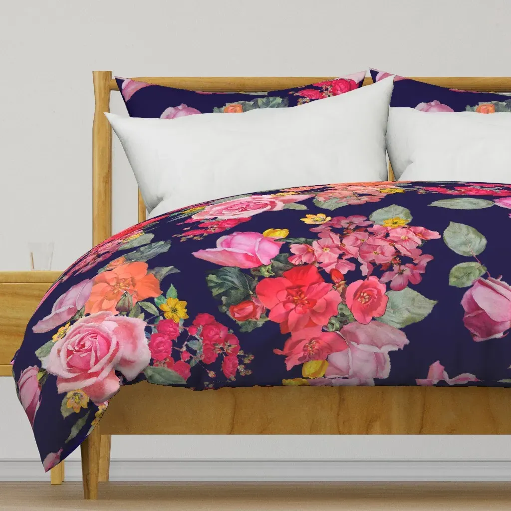 Vintage Roses Duvet Cover - Pink product