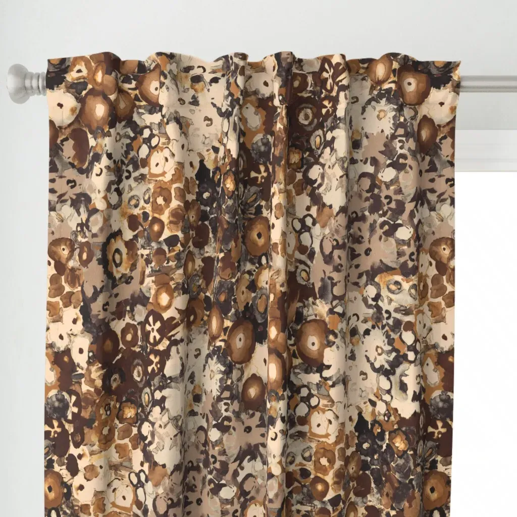 Vivid Rhythm Mineral Curtain Panel - Beige alternate view