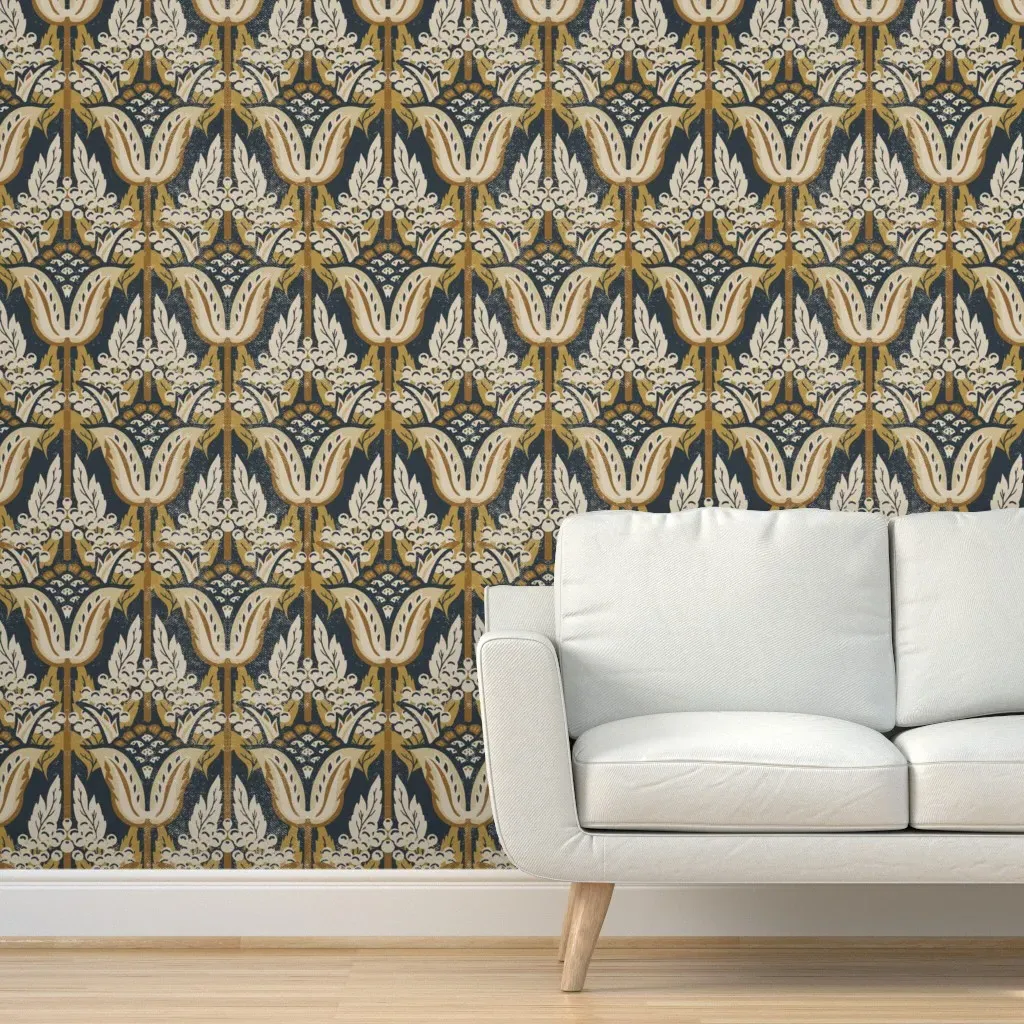 Wabi Ginger Bloom Peel and Stick Wallpaper - Beige product