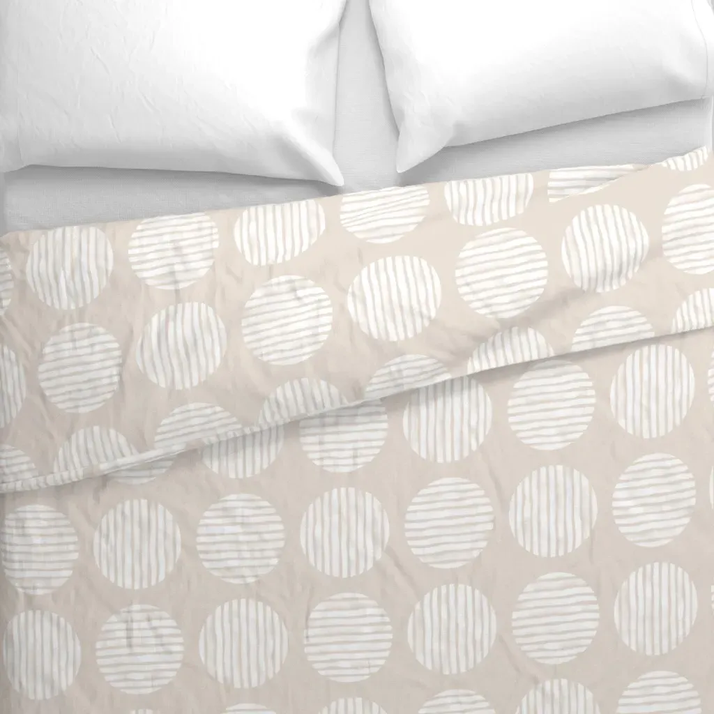 Wabi-Sabi Point Duvet Cover - Off-White alternate view
