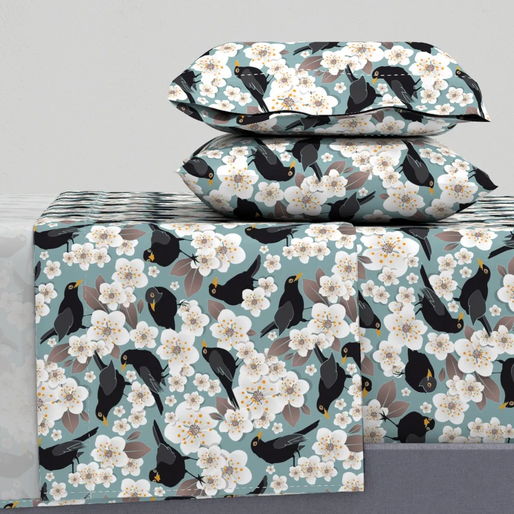 Waiting For The Cherries King Size Sheet Set - White product