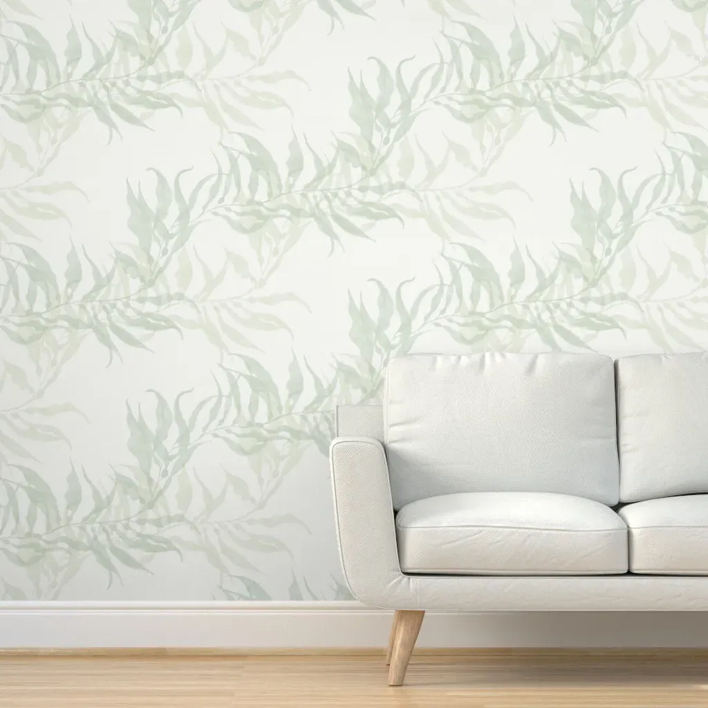Wakami Kelp Forest Peel and Stick Wallpaper - Sage Green product