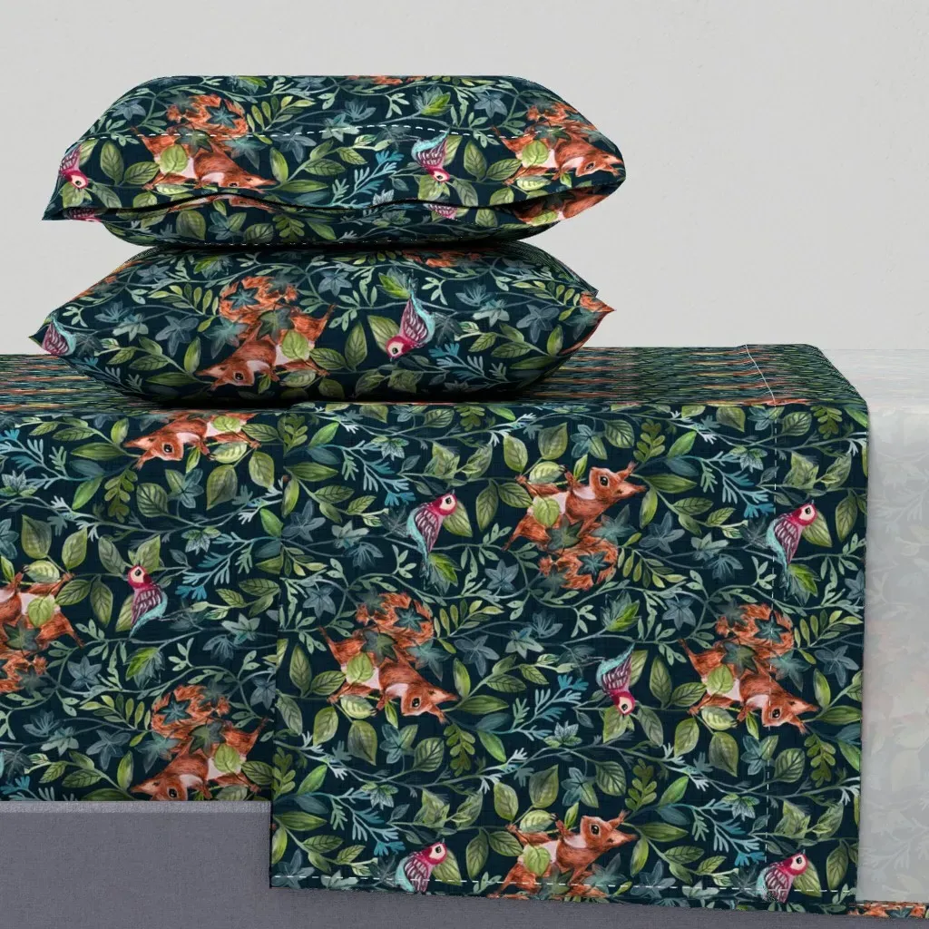 Wald Twin Sheet Set - Dark Teal product