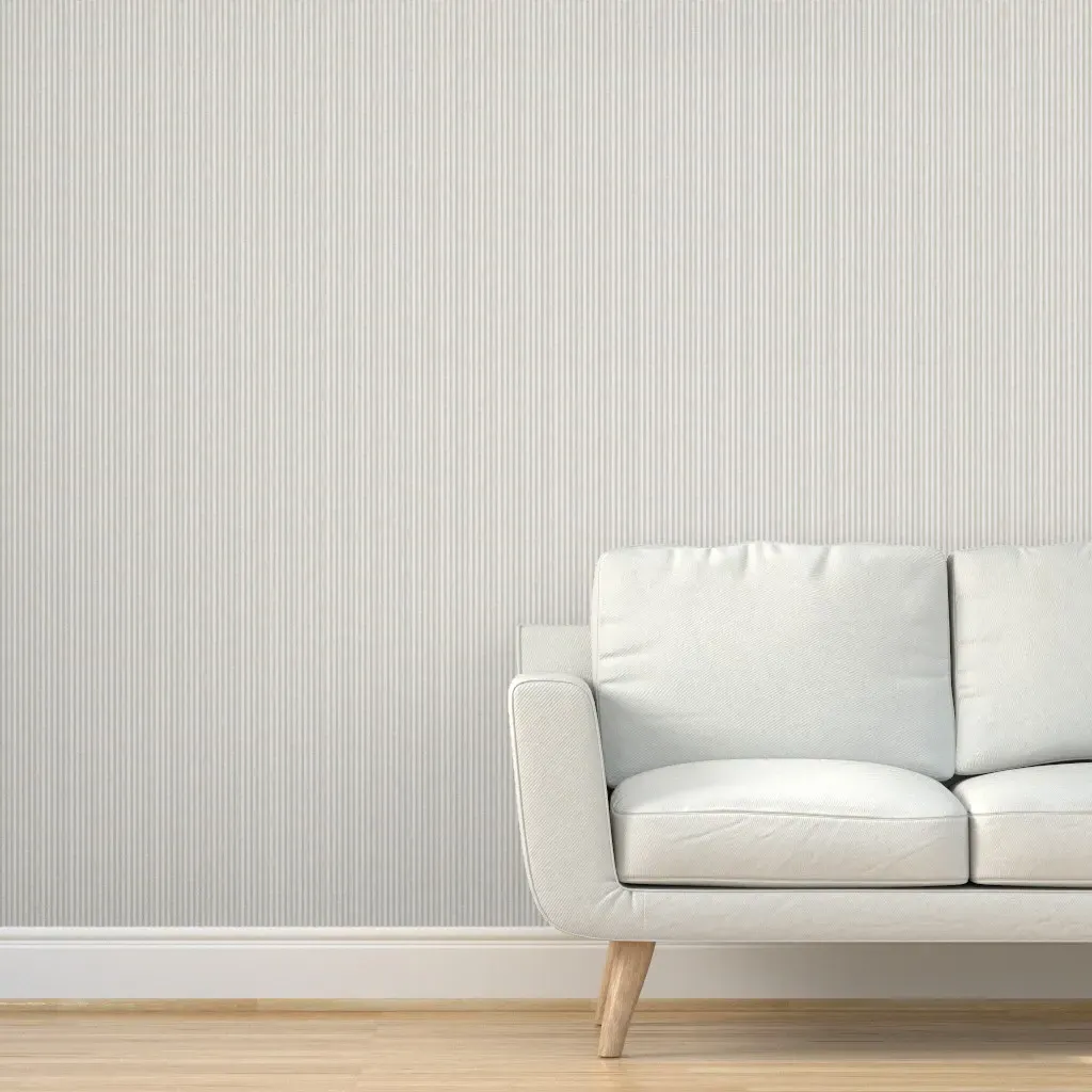Walter Ticking Peel and Stick Wallpaper - Off-White product
