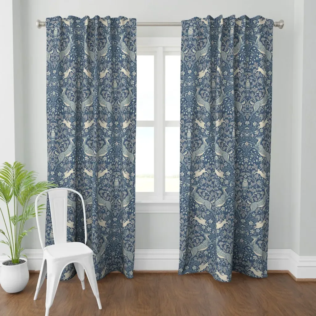 Waltham Winternight Curtain Panel - Blue product