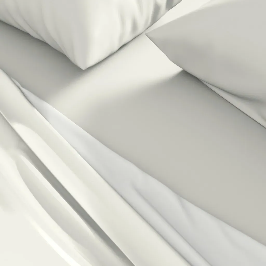 Warm Ivory Solid Full Sheet Set - Off-White alternate view