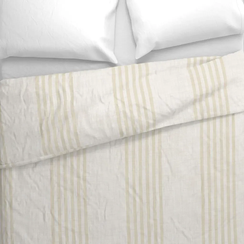 Warm Tan Almond Duvet Cover - Beige alternate view