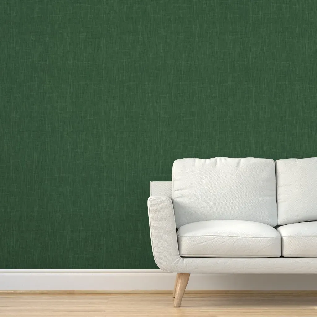 Weave It To Me Ivy Peel and Stick Wallpaper - Deep Green product