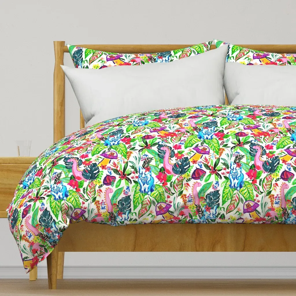 Welcome To My Brain Duvet Cover - Pink product