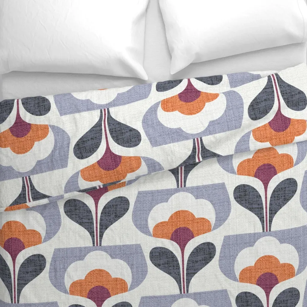 Welcoming Duvet Cover - Dusty Blue alternate view