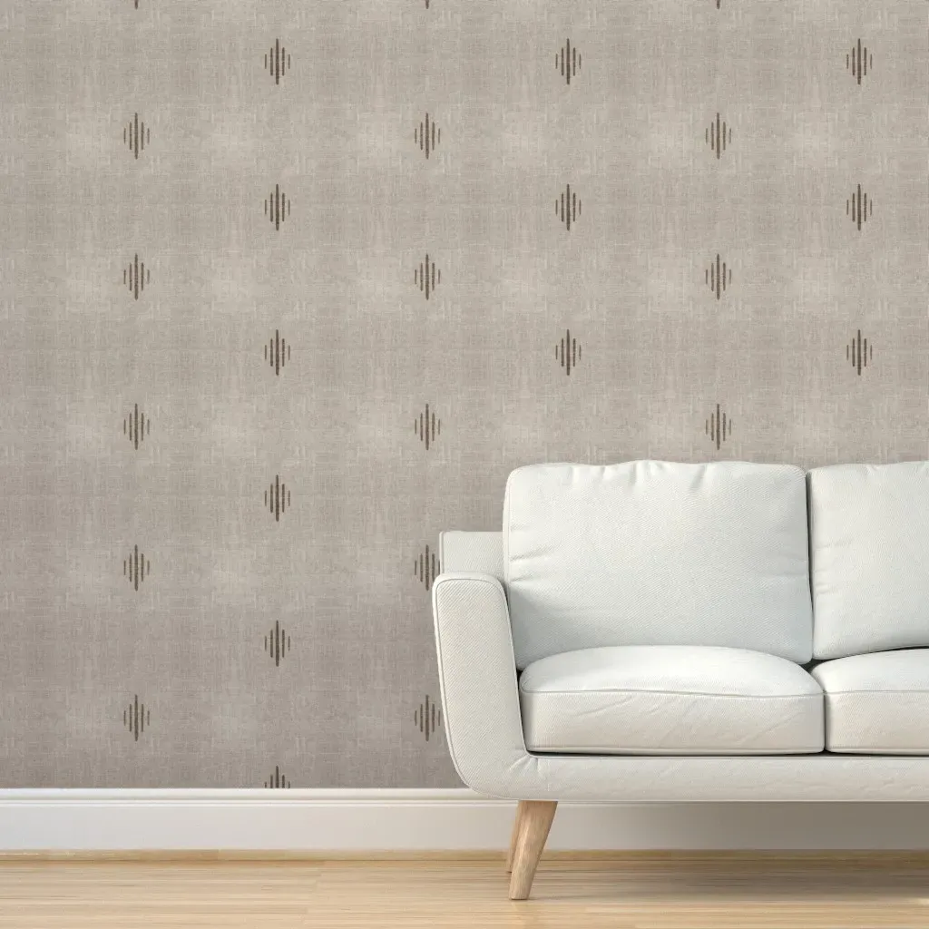 Western Pockets Peel and Stick Wallpaper - Tan product