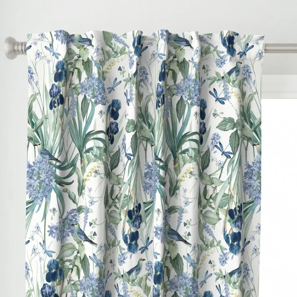 Westwick Curtain Panel - Blue alternate view