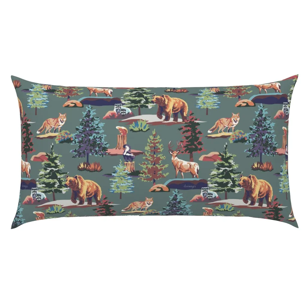 Where The Wild Things Are King Pillow Sham - Teal product