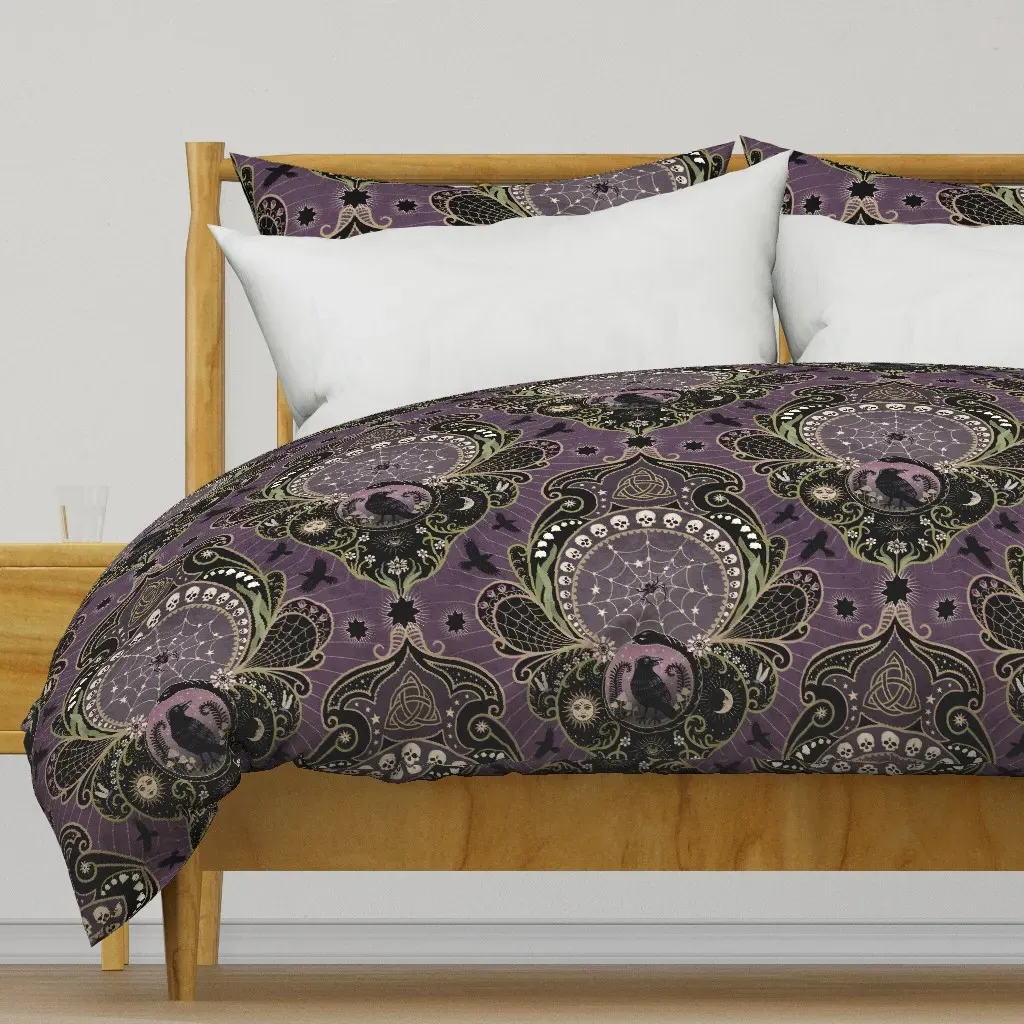 Whimsigothic Art Duvet Cover - Purple product