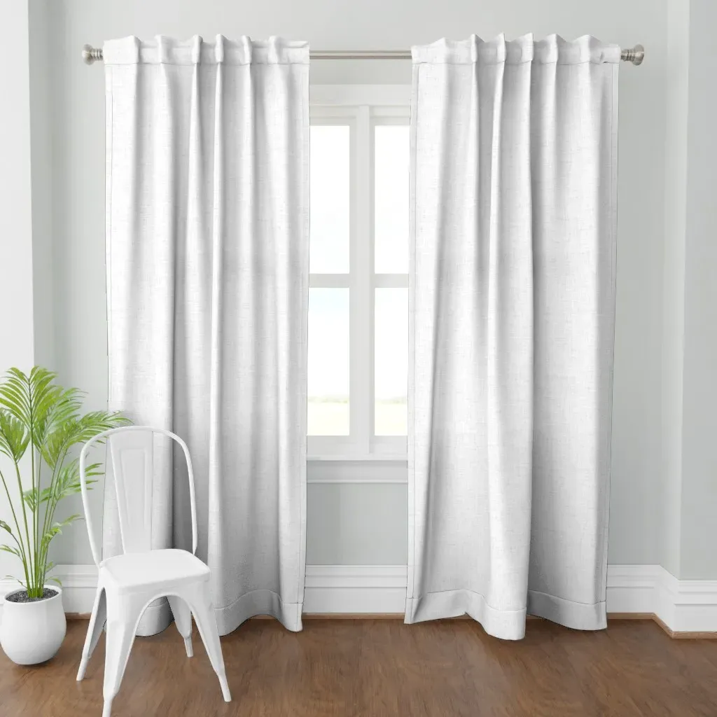 White Linen No. 2 Curtain Panel - Off-White, Linen product
