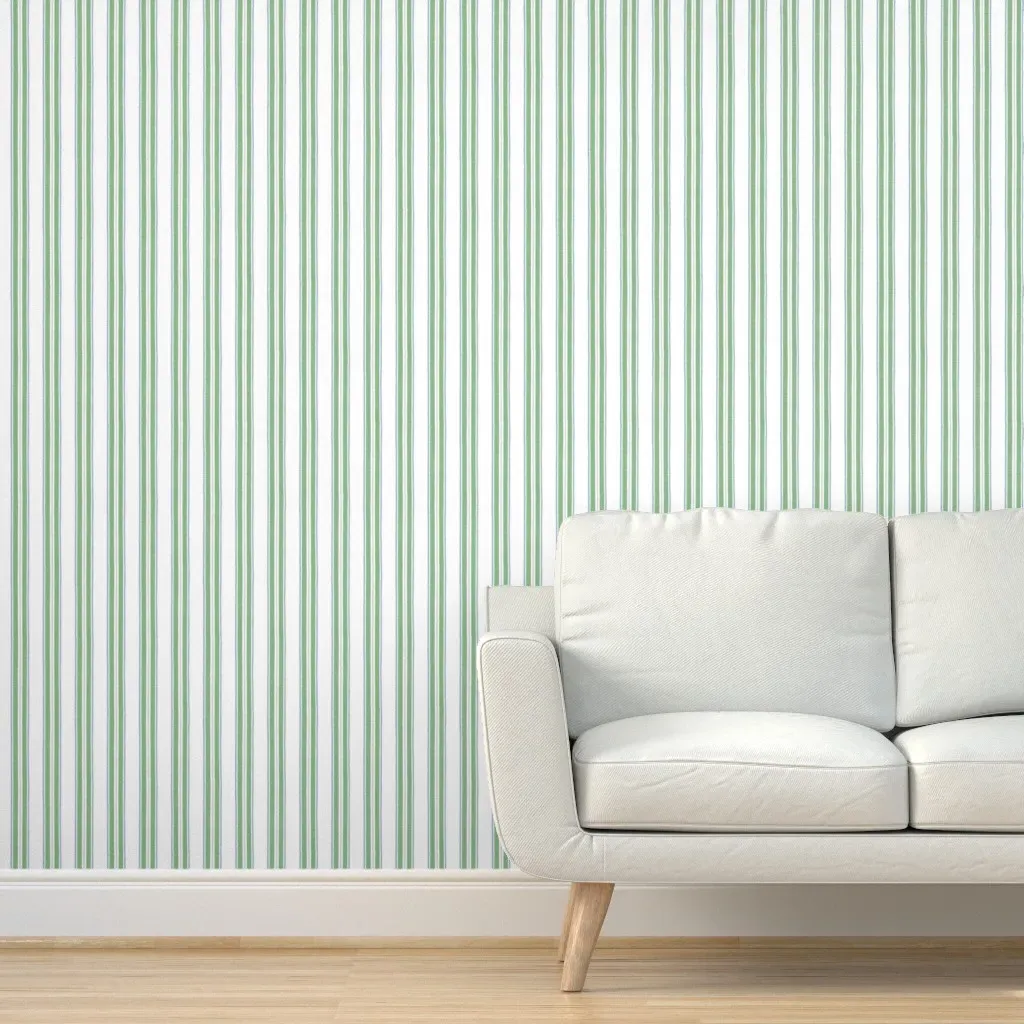 Whitney Anderson Stripe Peel and Stick Wallpaper - Light Green product
