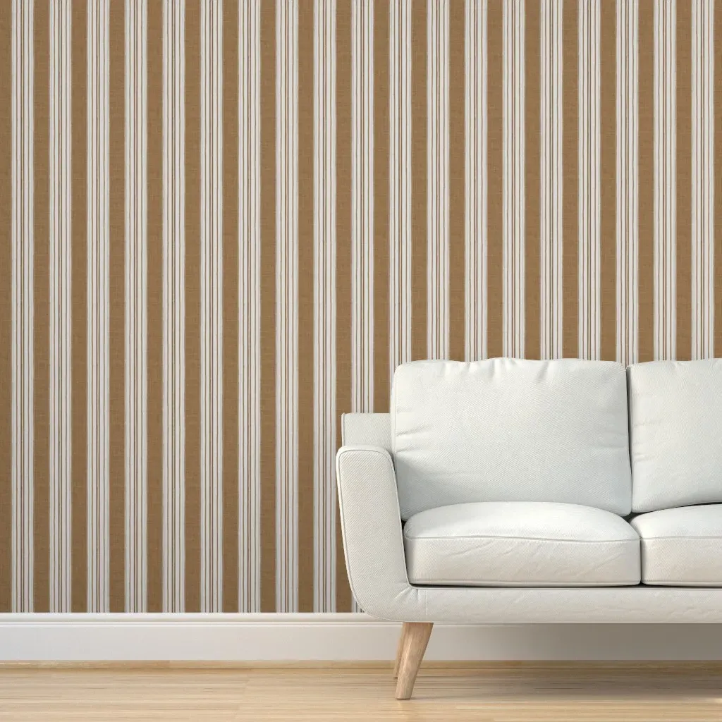 Whitney El1 Stripe Peel and Stick Wallpaper - Taupe product