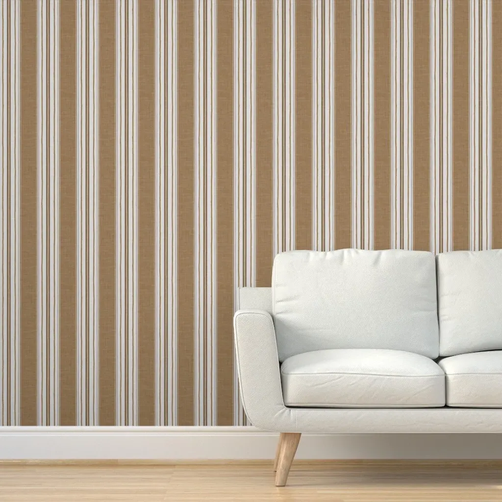 Whitney Stripe Peel and Stick Wallpaper - Taupe product