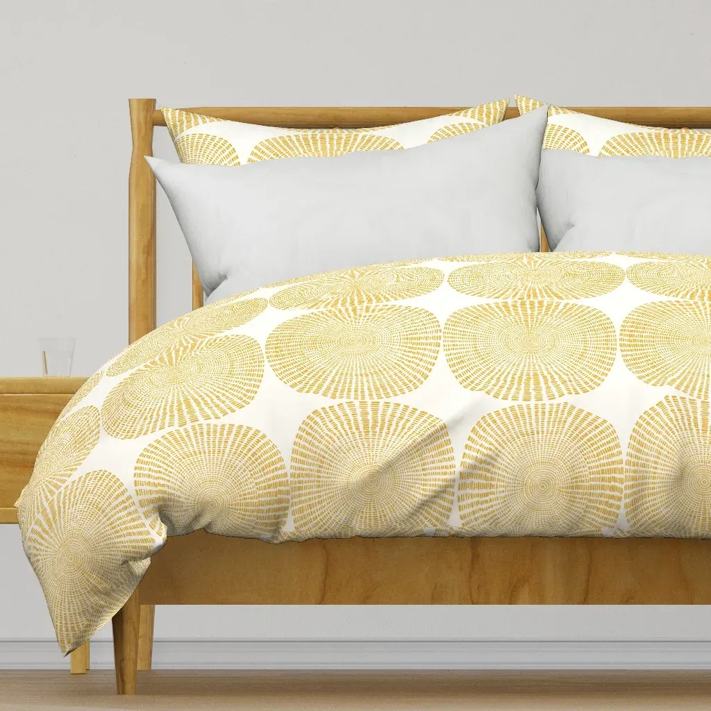 Wholly Plain Duvet Cover - Mustard Yellow product