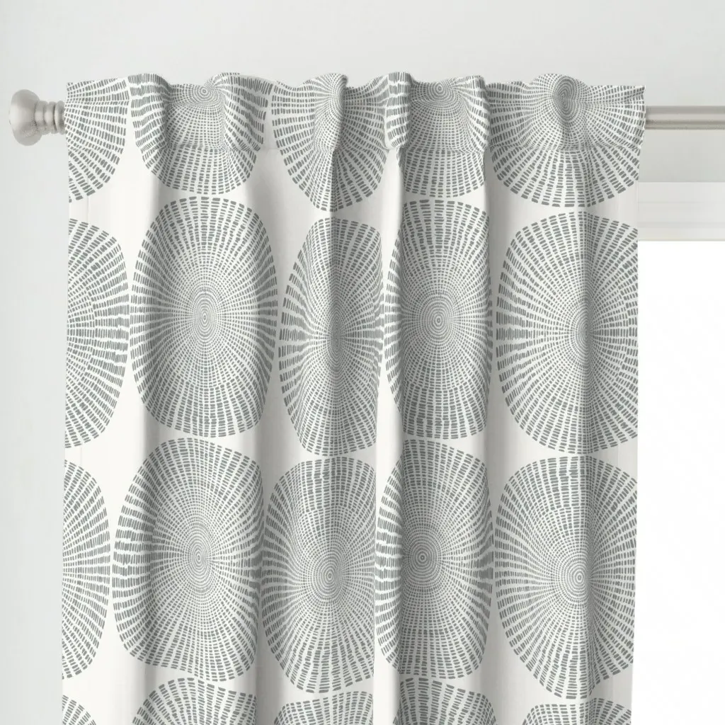 Wholly Plain Light Curtain Panel - Silver Grey alternate view