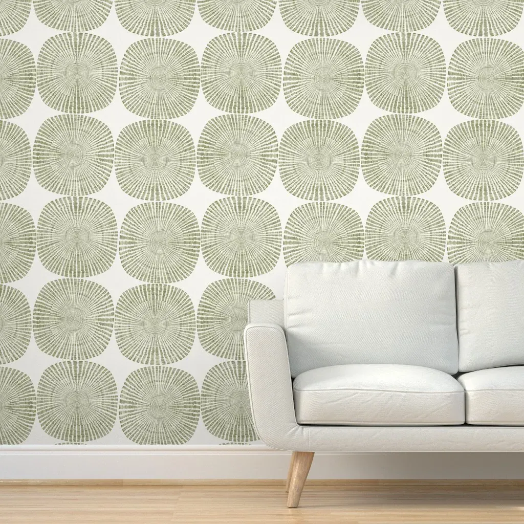 Wholly Plain Peel and Stick Wallpaper - Sage Green product
