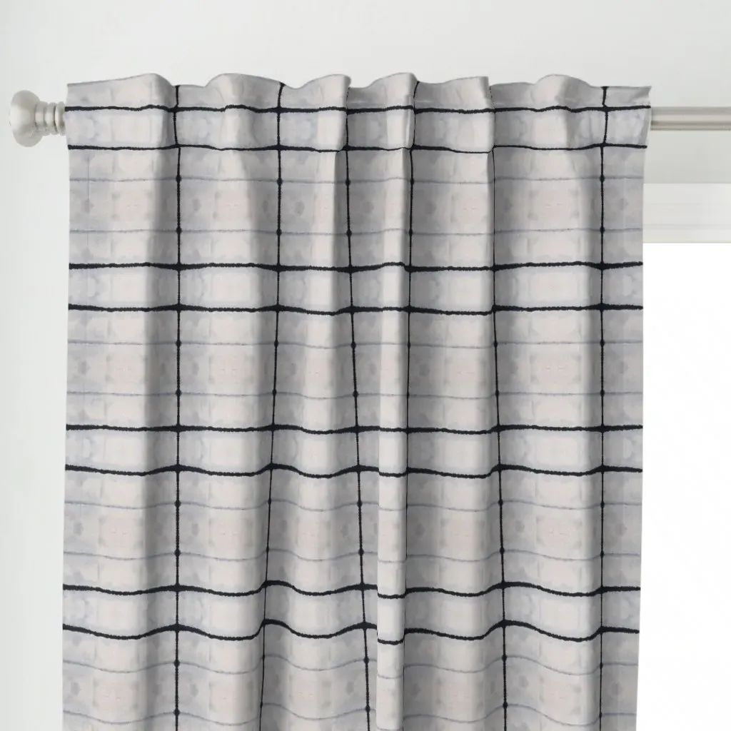 Wide Stripes Curtain Panel - Indigo alternate view