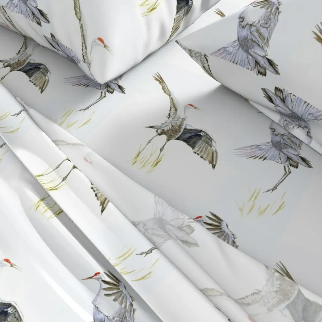 Wild Wings Full Sheet Set - Gray alternate view