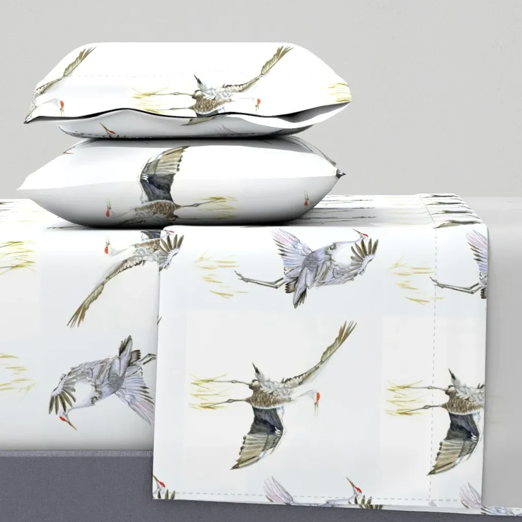 Wild Wings Full Sheet Set - Gray product