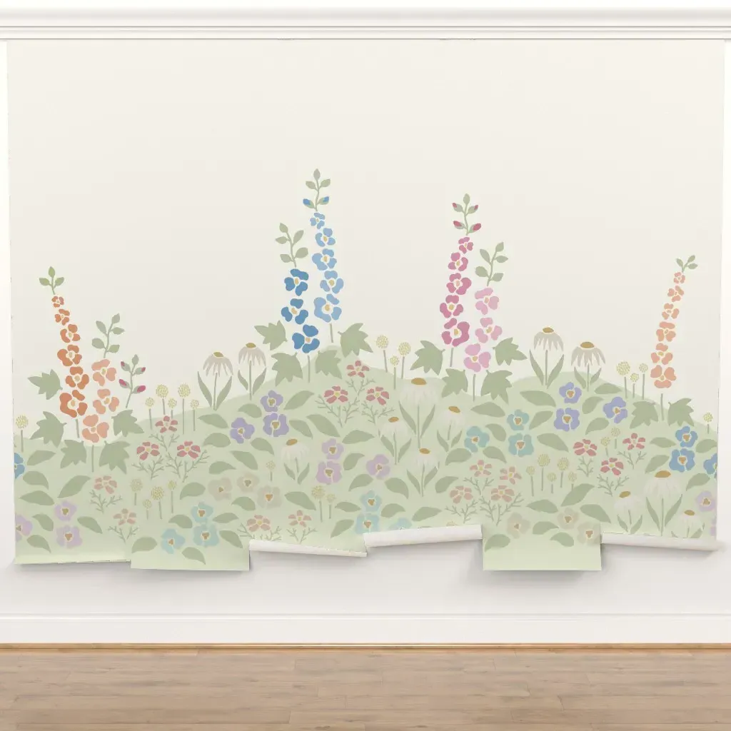 Wildflower Hill Peel and Stick Wall Mural product