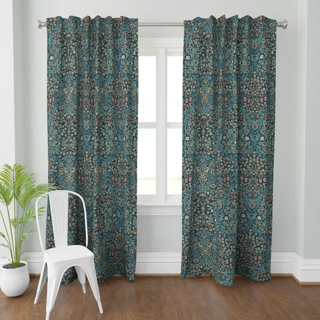 William Curtain Panel - Blue product