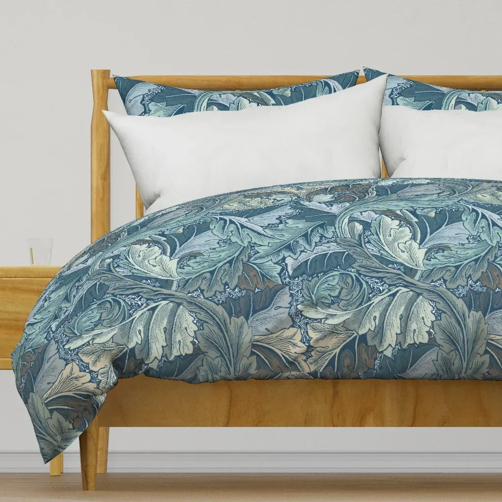 William Morris Acanthus Duvet Cover - Teal product