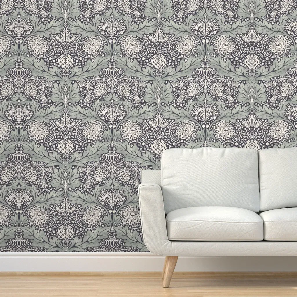 William Morris Avon Chintz Peel and Stick Wallpaper - Off-White product