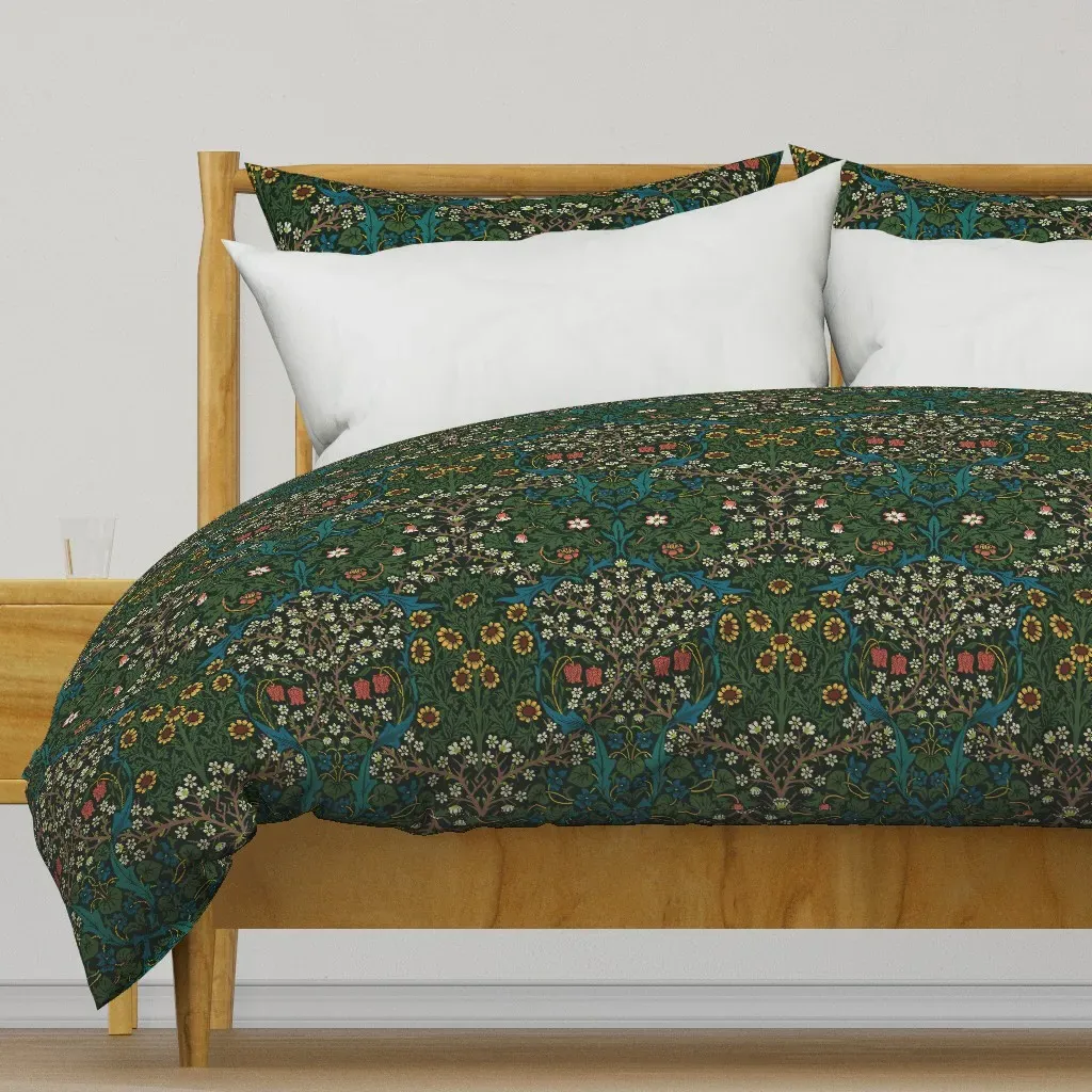 William Morris Blackthorn Duvet Cover - Green product