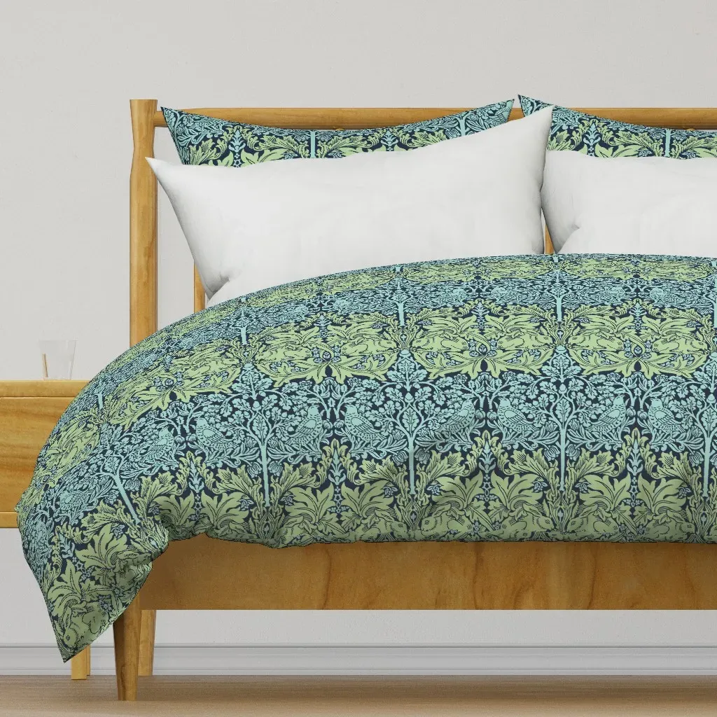 William Morris Brer Rabbit Duvet Cover - Teal product