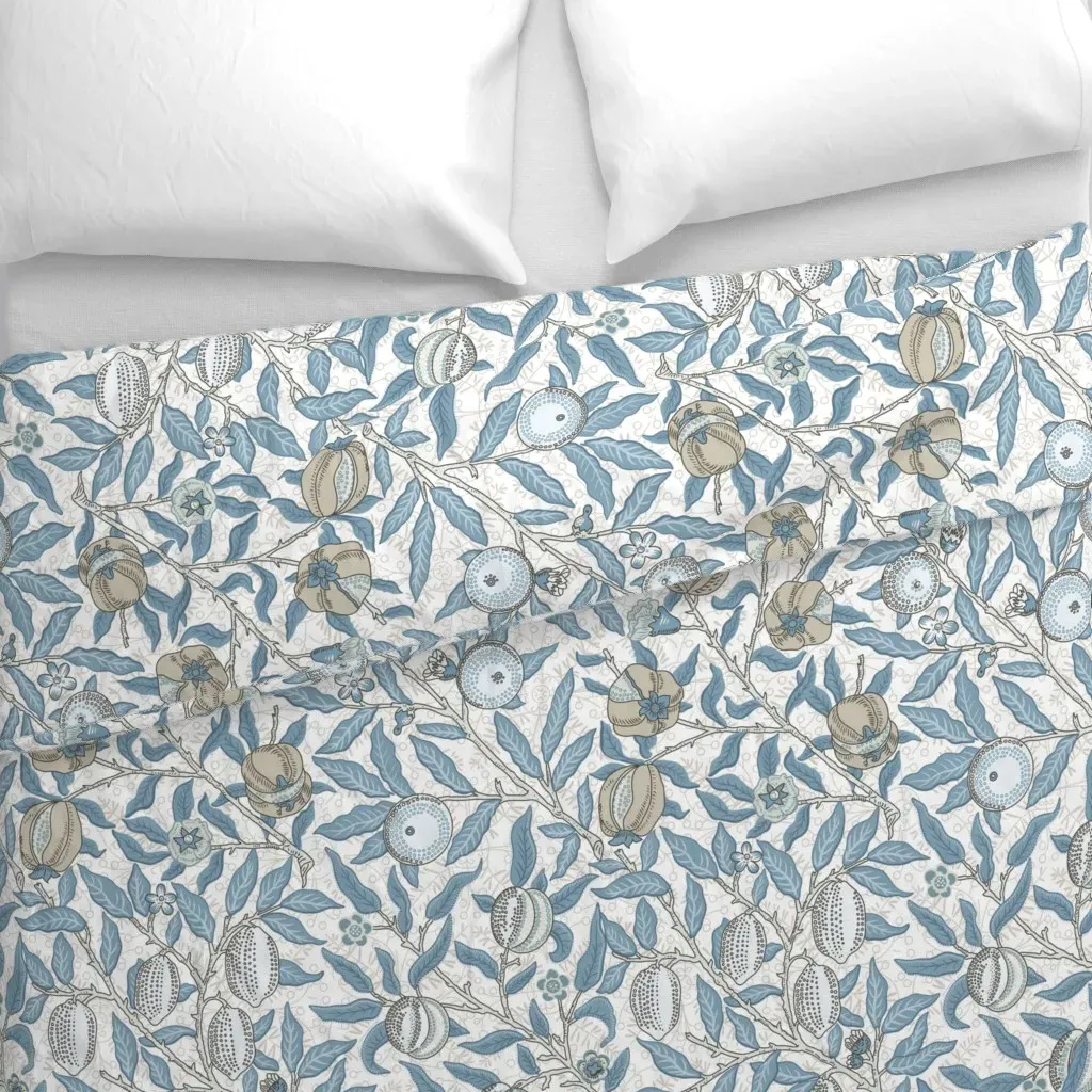 William Morris Fruit Duvet Cover - Blue alternate view