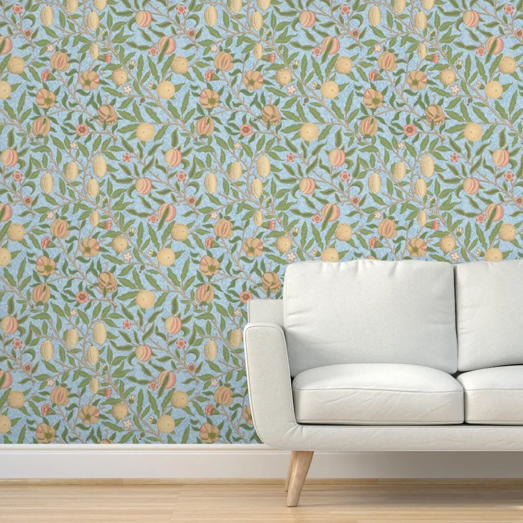 William Morris Fruit Peel and Stick Wallpaper - Green product
