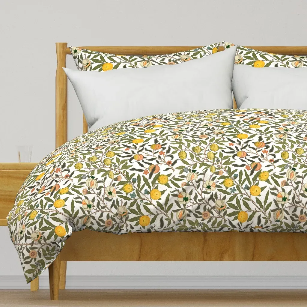 William Morris Fruits And Duvet Cover - Green product