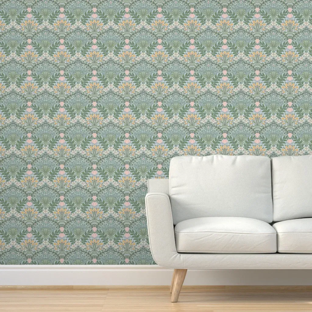 William Morris Garden Peel and Stick Wallpaper - Pale Yellow product