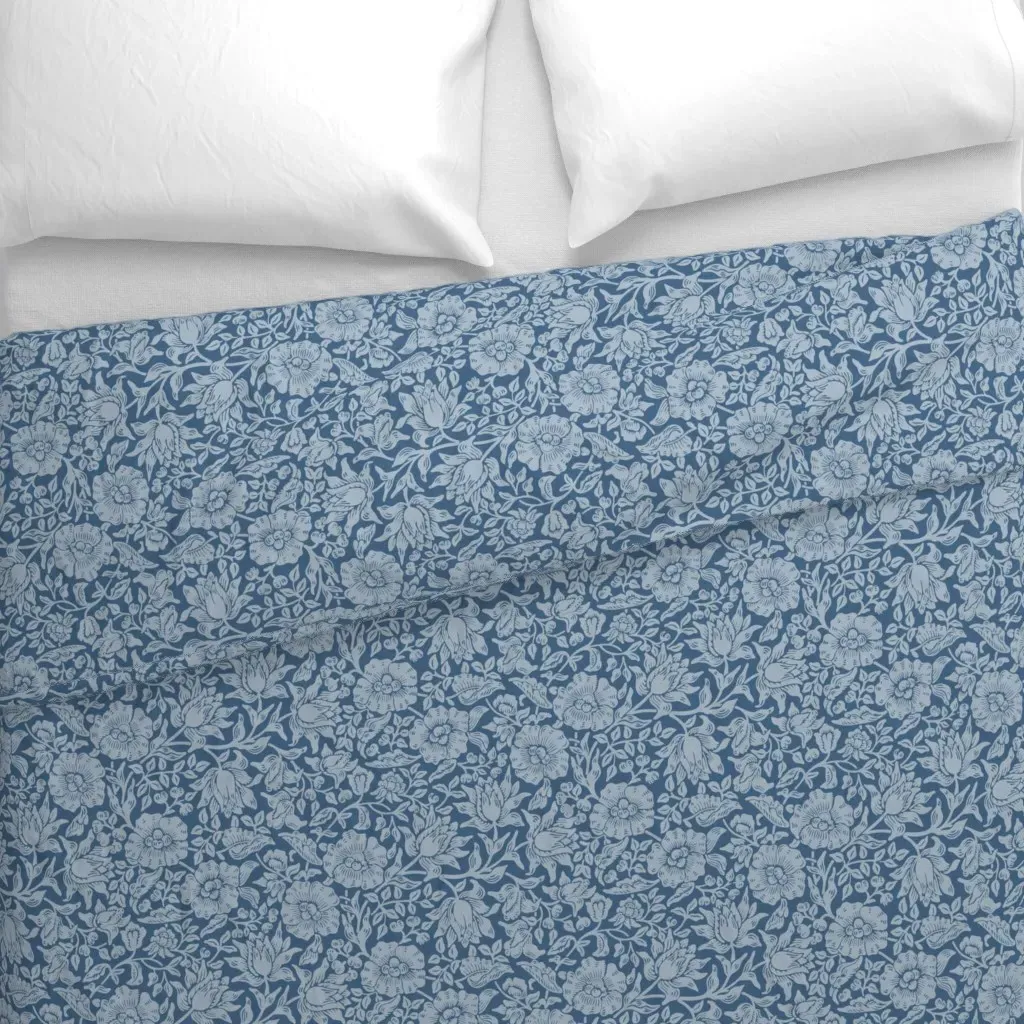 William Morris Kate Faulkner Duvet Cover - Blue alternate view