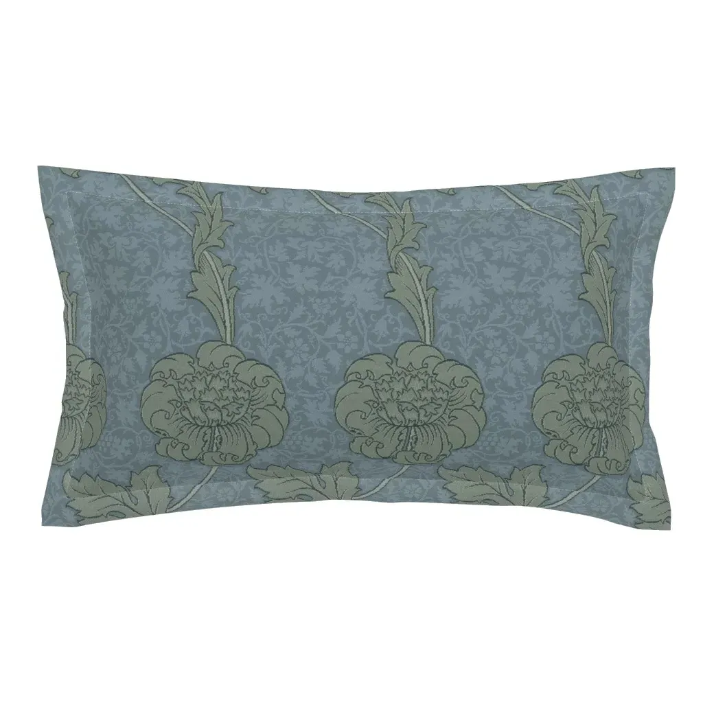 William Morris Kennet King Pillow Sham - Grayish Blue product