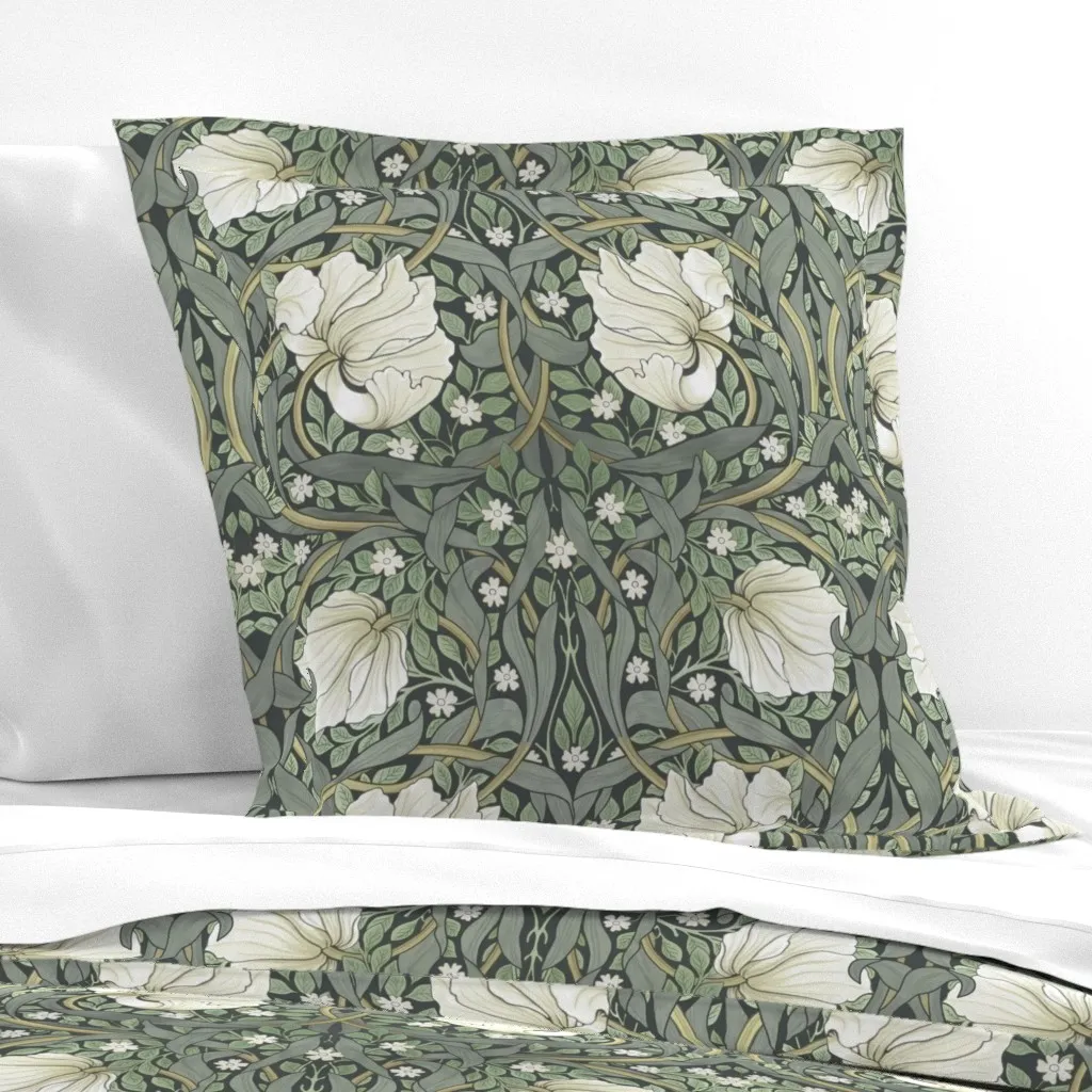 William Morris Pimpernel Euro Pillow Sham - White product