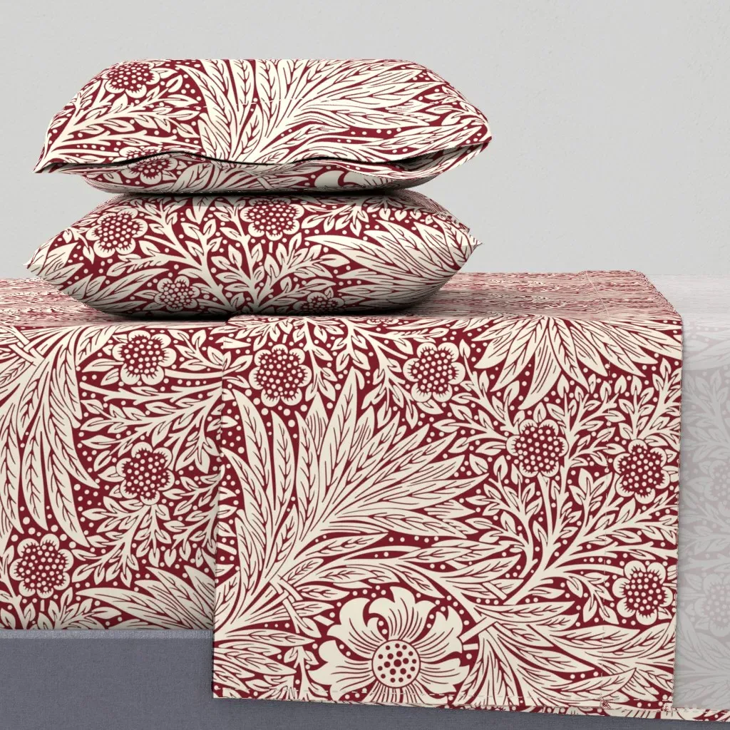 William Morris Pure Marigold Queen Sheet Set - Cream product