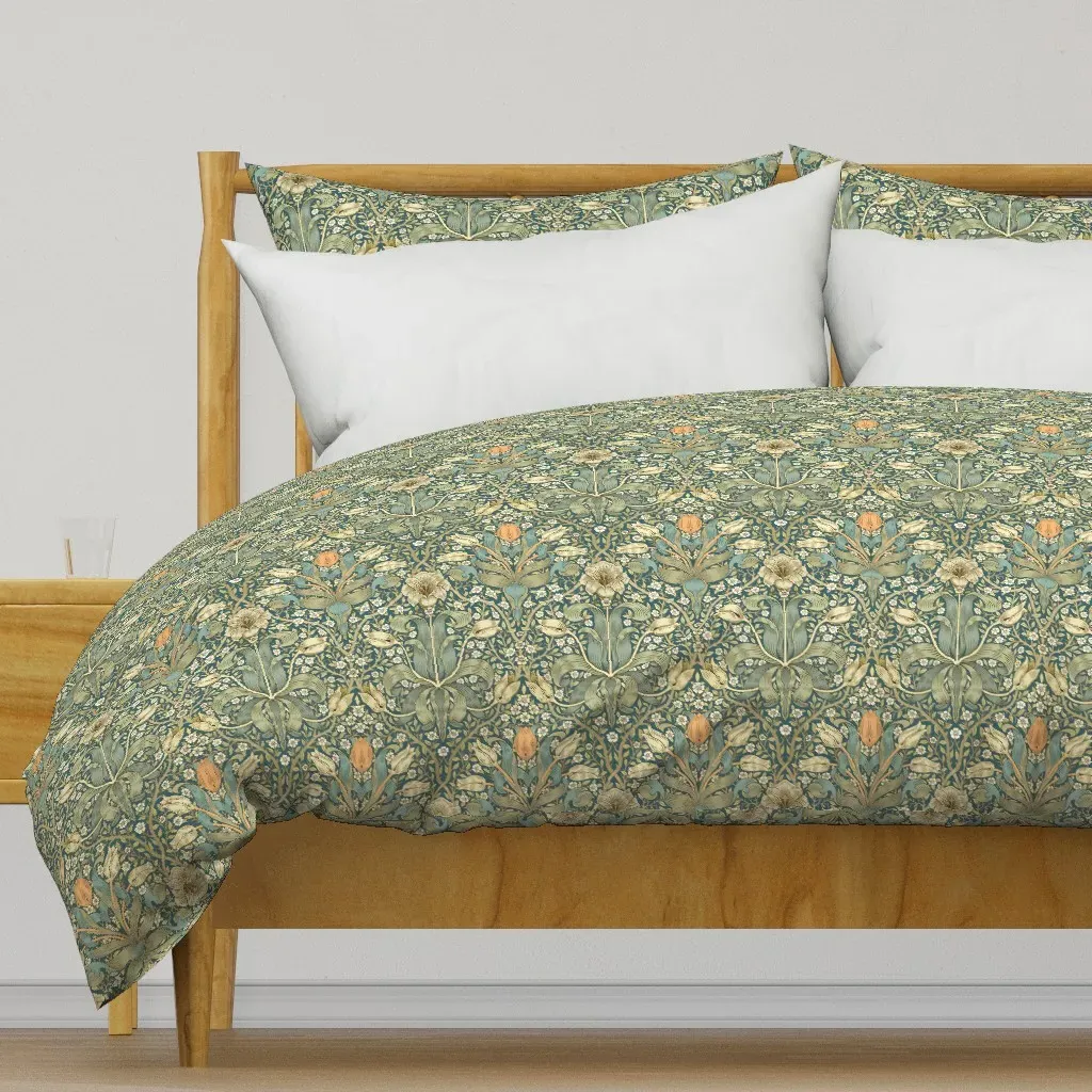 William Morris Spring Thicket Duvet Cover - Teal product