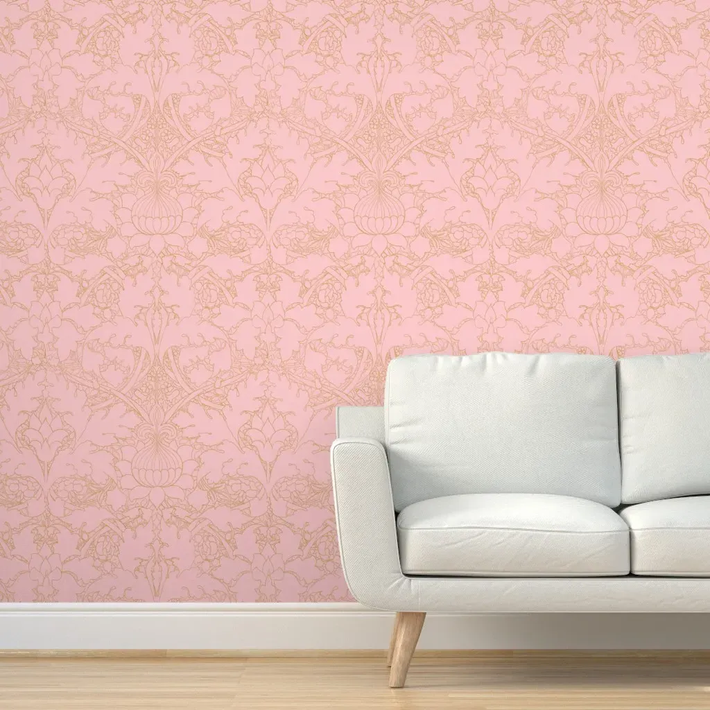 William Morris St. James Peel and Stick Wallpaper - Pink product