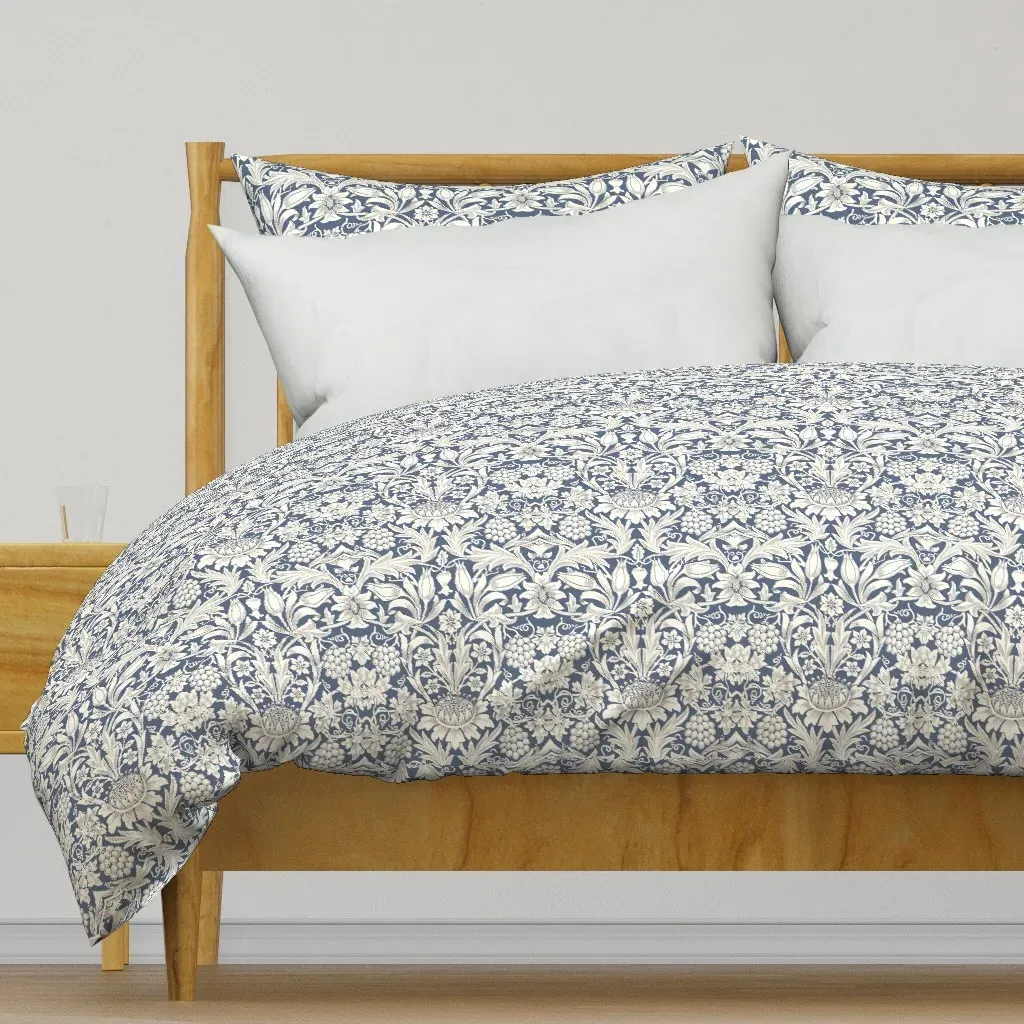 William Morris Sunflower Duvet Cover - White product