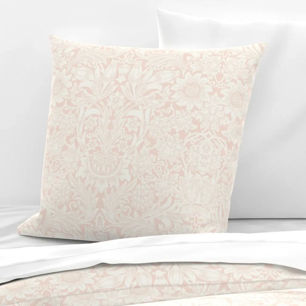 William Morris Sunflower Euro Pillow Sham - Off-White product