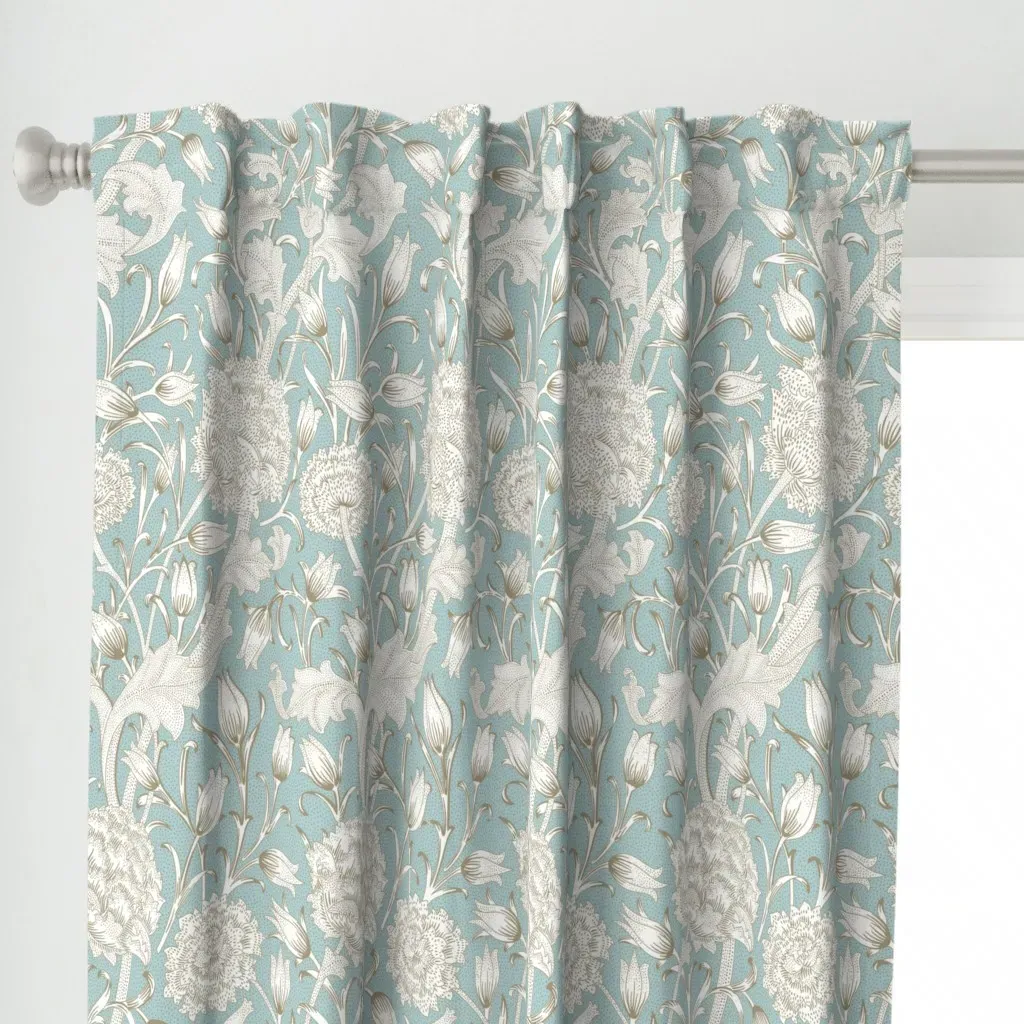 William Morris Wild Curtain Panel - Beige alternate view