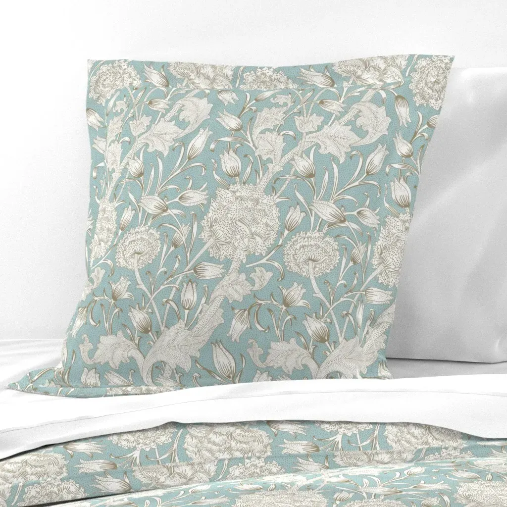 William Morris Wild Tulip Euro Pillow Sham - Beige product
