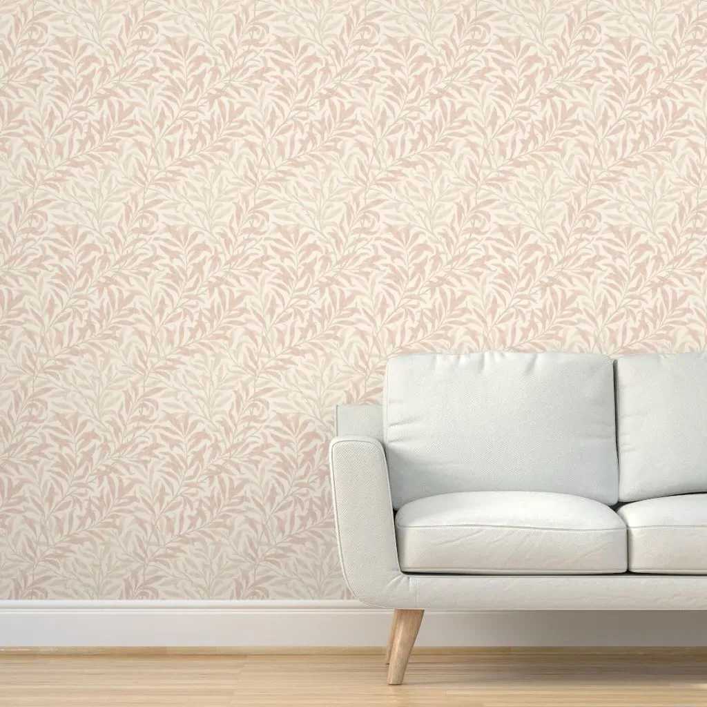 William Morris Willow Bough Peel and Stick Wallpaper - Dusty Rose product