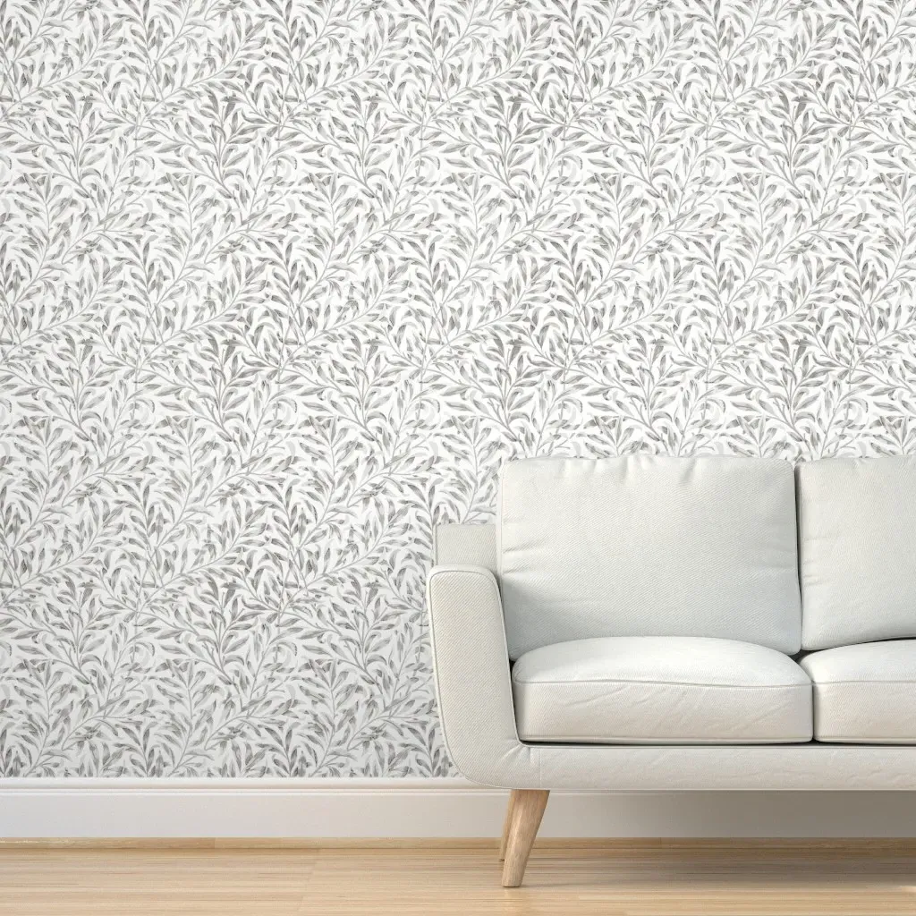 William Morris Willow Bough Peel and Stick Wallpaper - Gray product